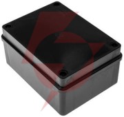 Puszka hermetyczna 150 x 110 x 70 bez dławików ip65 bezhalogenowa, czarna pawbol s-b316c