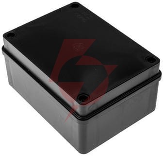 Puszka hermetyczna 150 x 110 x 70 bez dławików ip65 bezhalogenowa, czarna pawbol s-b316c