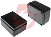 Puszka hermetyczna 150 x 110 x 70 bez dławików ip65 bezhalogenowa, czarna pawbol s-b316c