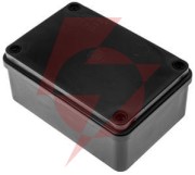 Puszka hermetyczna 120x80x50 bez dławików ip65 bezhalogenowa, czarna pawbol s-box 216c