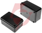 Puszka hermetyczna 120x80x50 bez dławików ip65 bezhalogenowa, czarna pawbol s-box 216c
