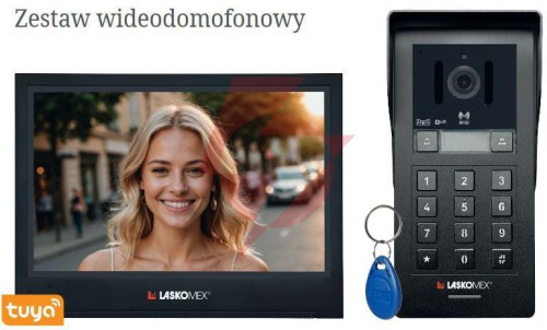 Laskomex zestaw wideodomofonowy 2- wire ip gemini zest
