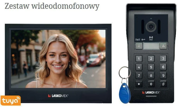 Laskomex zestaw wideodomofonowy 2- wire ip gemini zest
