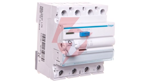 Wyłącznik różnicowoprądowy 4P 40A 0,03A typ A -HI CDH440J