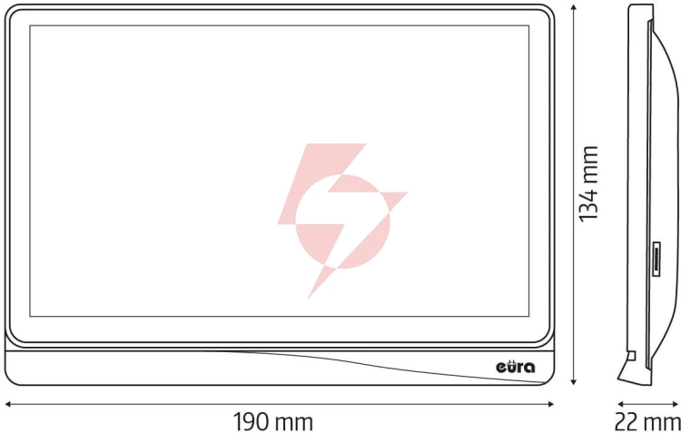 Wideodomofon eura vdp-30c5 tuya
