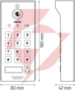 Wideodomofon eura vdp-30c5 tuya