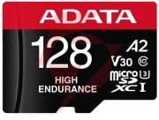 Adata karta microsd high endurance 128gb uhs1 u3 v30 a2 100/85mb/s + adapter