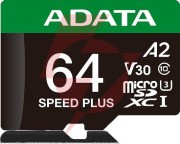 Adata karta pamięci microsd speed plus 64gb uhs1 u3 v30 a2 160/140 mb/s