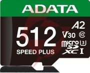 Adata karta pamięci microsd speed plus 512gb uhs1 u3 v30 a2 180/160 mb/s