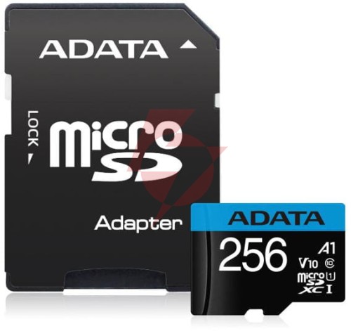 Adata karta microsd premier 256gb uhs1/cl10/a1+adapter