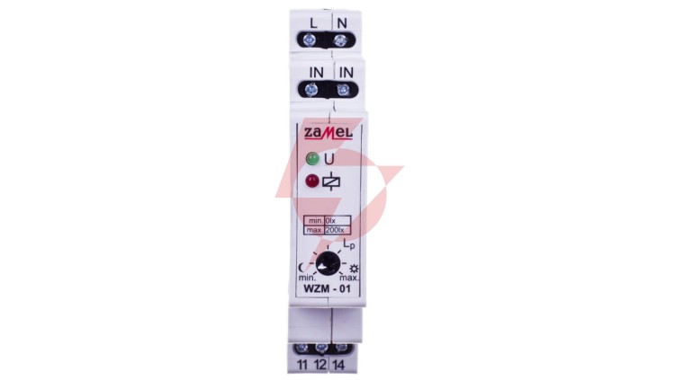 Wyłącznik zmierzchowy 16A 230V 0-200lx WZM-01/S1 EXT10000142