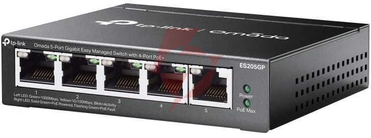 Switch tp-link omada es205gp easy managed