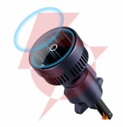Uchwyt samochodowy ładowarka indukcyjna baseus magpro bs-cw04 qi 2.0 15w magsafe na kratkę czarny