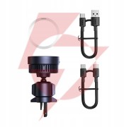 Uchwyt samochodowy ładowarka indukcyjna baseus magpro bs-cw04 qi 2.0 15w magsafe na kratkę czarny