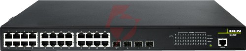 Switch dcn s4200-28p-pl-si-r2 l2 24xpoe+/4xsfp (200w)