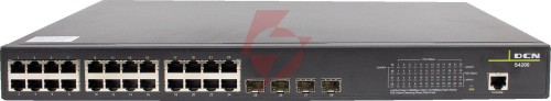 Switch dcn s4200-28p-pl-si-r2 l2 24xpoe+/4xsfp (200w)