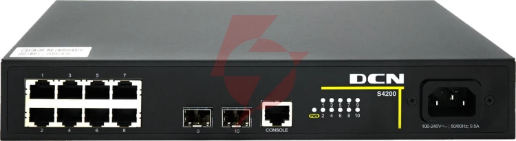 Switch dcn s4200-10p-si l2 8xrj45/2xsfp