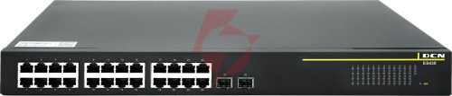 Switch dcn es430-26p-poe l2 24xpoe+/2xsfp (370w)