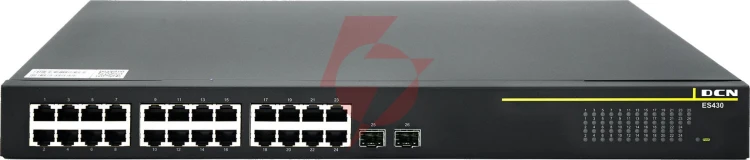 Switch dcn es430-26p-poe l2 24xpoe+/2xsfp (370w)