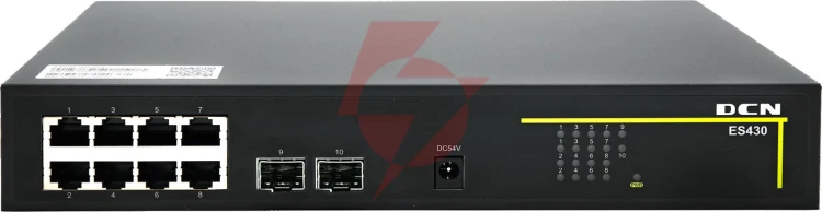 Switch dcn es430-10p-poe l2 8xpoe+/2xsfp (120w)
