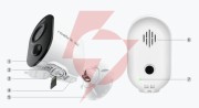 Kamera ip reolink argus b350 z panelem solarnym