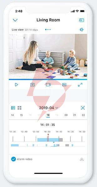 Kamera ip reolink e340 wewnętrzna obrotowa 8mpx wifi biała 