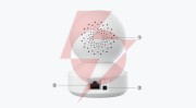 Kamera ip reolink e340 wewnętrzna obrotowa 8mpx wifi biała 