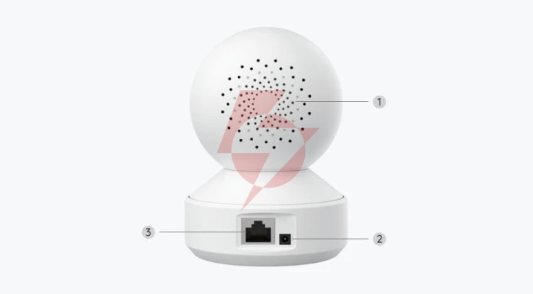 Kamera ip reolink e340 wewnętrzna obrotowa 8mpx wifi biała 
