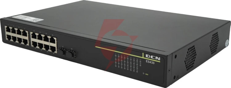 Switch dcn es430-18p-poe l2 16xpoe+/2xsfp (250w)