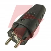 Wtyczka gumowa przenośna 250v, 16a, ip lux pawbol d.3158l