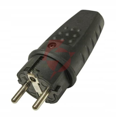 Wtyczka gumowa przenośna 250v, 16a, ip lux pawbol d.3158l