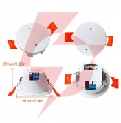 Oxt czujnik radar obecności jasności 230v wifi tuya t150
