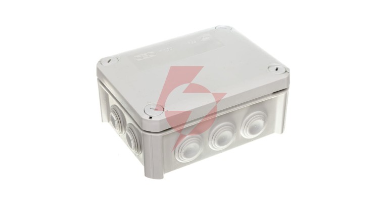 Puszka n/t odgałęźna 150x116x67 IP66 T 100 dławiki elastyczne 2007077