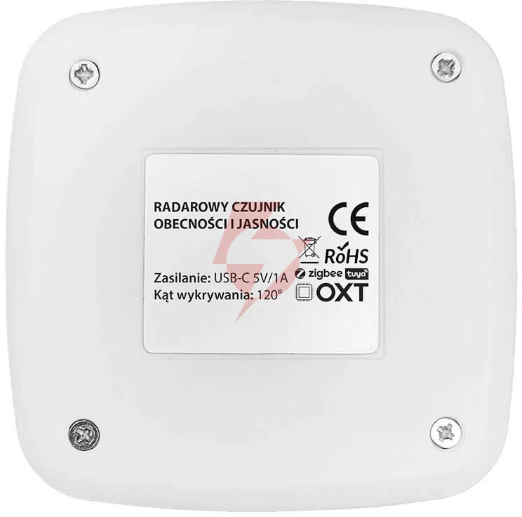Oxt czujnik radar obecności jasności usb wifi tuya t155