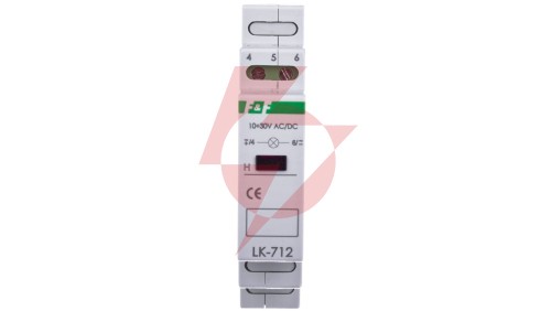 Lampka modułowa 1-fazowa czerwony 10-30V AC/DC LK-712R-10-30V