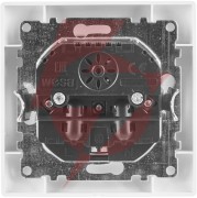 Gniazdo pojedyncze z uziemieniem z usb vcx wesa lc 13a biały