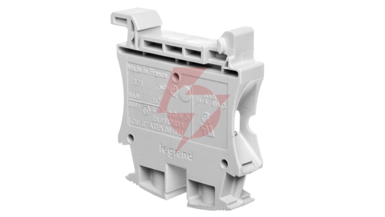 Złączka szynowa 2-przewodowa 16mm2 szara 037164