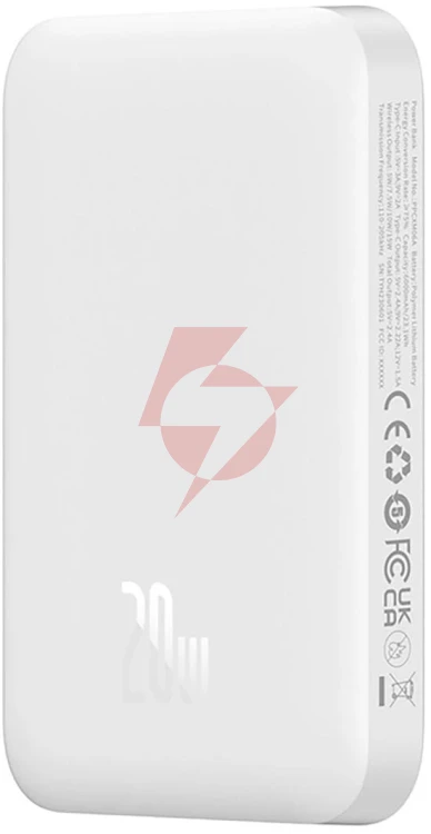 Powerbank baseus magnetic mini air ppcxm06a 6000mah magsafe 15w pd qc 20w usb-c + kabel