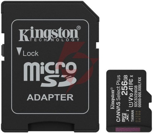 Karta pamięci microsd kingston canvas select plus microsdxc c10 uhs-i 256gb
