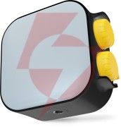Lampa led newell rgb cutie pie - czarna