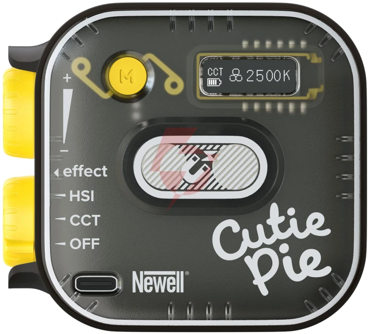 Lampa led newell rgb cutie pie - czarna