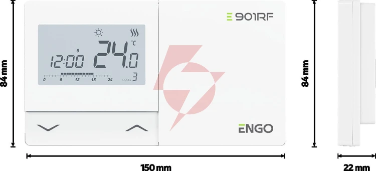 Engo controls e901-rf - regulator bezprzewodowy