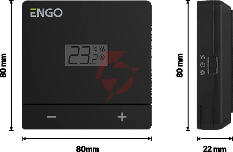 Engo controls easy-230b - dobowy, przewodowy regulator