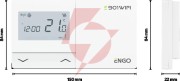 Engo controls e901-wifi - regulator temperatury bezprzewodowy, wi-fi, internetowy, biały, 868mhz