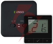 Engo controls e20i-b - internetowy, bezprzewodowy regulator temperatury, wi-fi, czarny