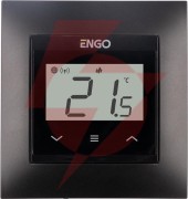 Engo controls e55-b - internetowy, podtynkowy regulator temperatury do ramki 55x55, wi-f