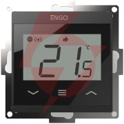 Engo controls e55-b - internetowy, podtynkowy regulator temperatury do ramki 55x55, wi-f