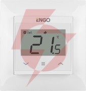 Engo controls e55-w - internetowy, podtynkowy regulator temperatury do ramki 55x55, wi-f