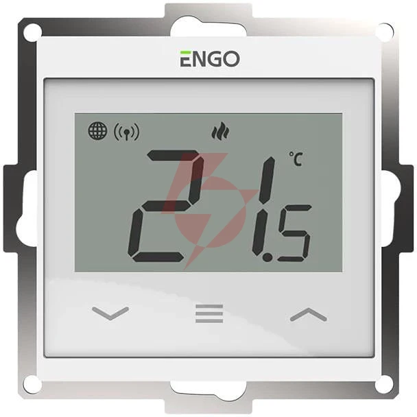 Engo controls e55-w - internetowy, podtynkowy regulator temperatury do ramki 55x55, wi-f