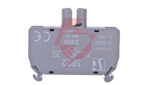 Oprawka lampki żarówka BA9s 230V AC bez lampki SP22-1435R02